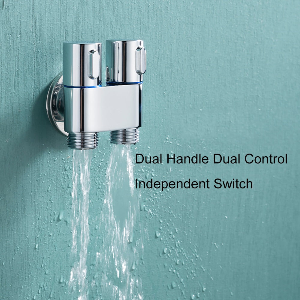 Modern Wall Mount Bathroom Faucet Spray Kit