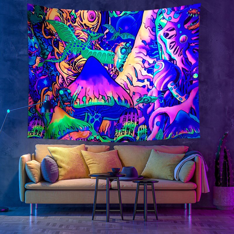 Vibrant Glow Wall Hanging Tapestry