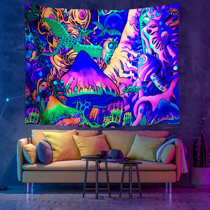 Vibrant Glow Wall Hanging Tapestry