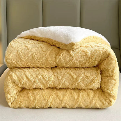 Plush Lamb Cashmere Heavy Weighted Winter Blanket