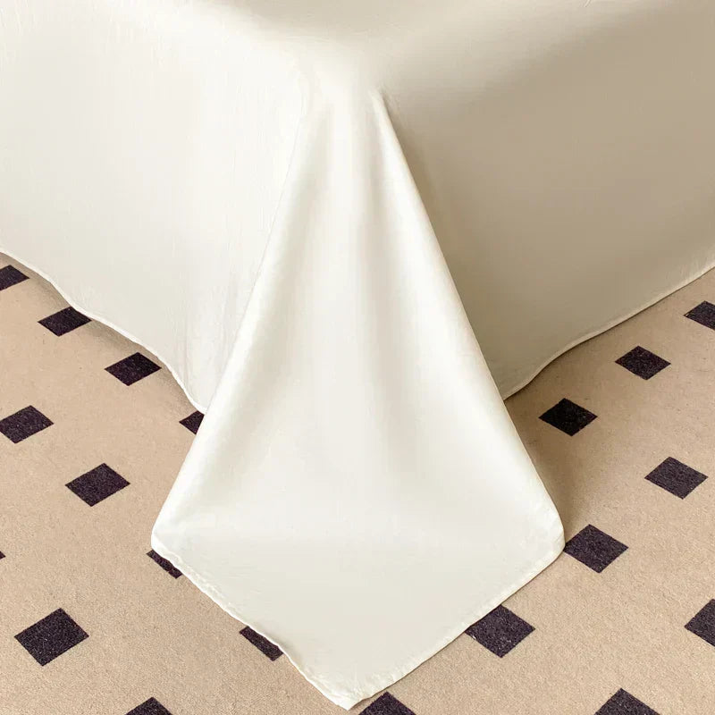 Soft Ruffled Bedroom Duvet Cover Set