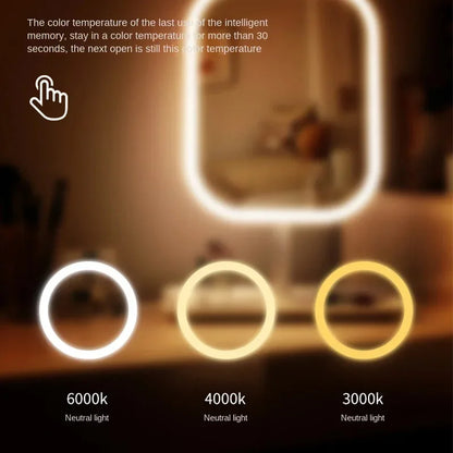 Bright LED Vanity Mirror with 3 Color Modes
