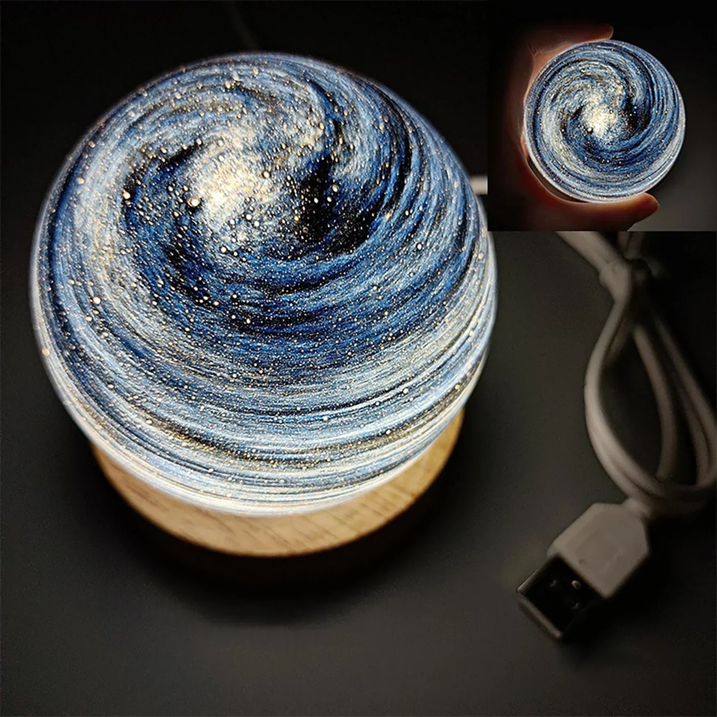 Colorful Solar LED Mini Night Lights Galaxy Decor