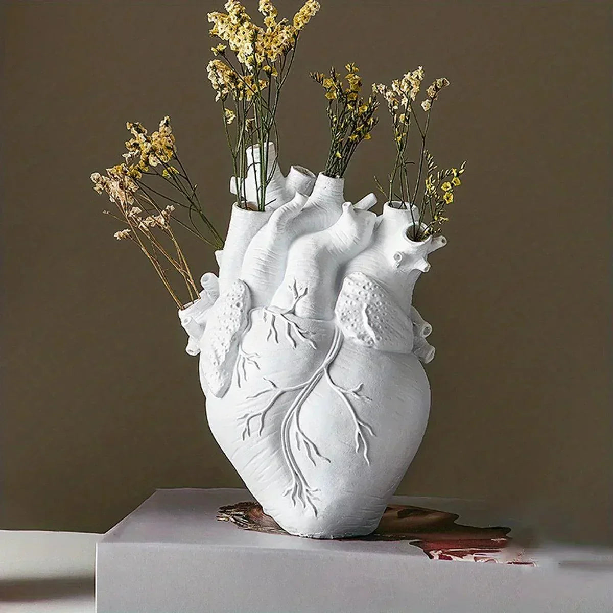 Romantic Heart Shaped Ceramic Vase