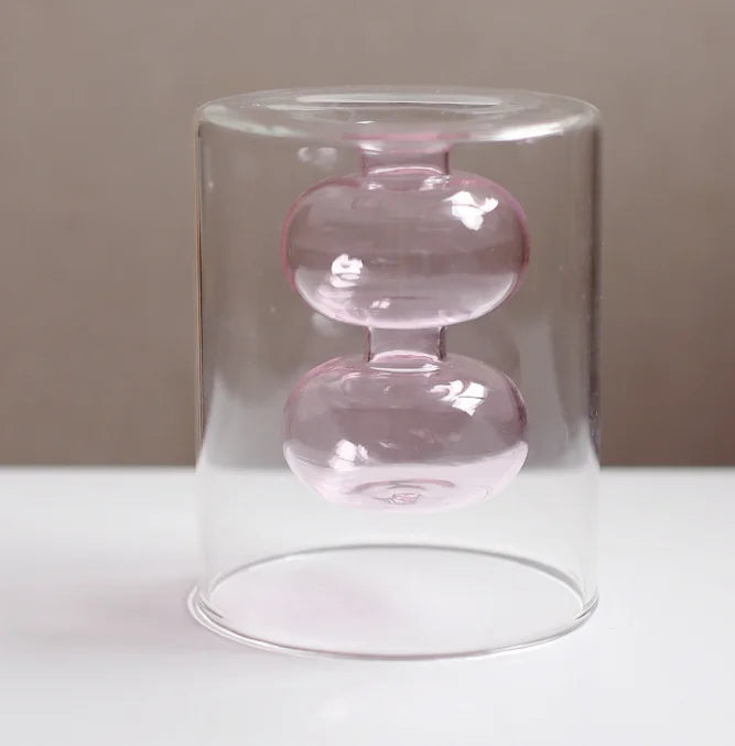 Beautiful Handmade Coloured Glass Vase