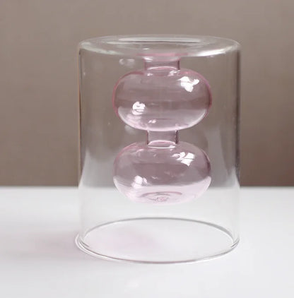 Beautiful Handmade Coloured Glass Vase