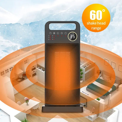 Powerful 2000W Digital Electric Space Heater with Remote