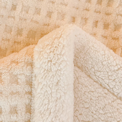 Cozy Double Layer Fleece Blanket with Soft Plush Finish
