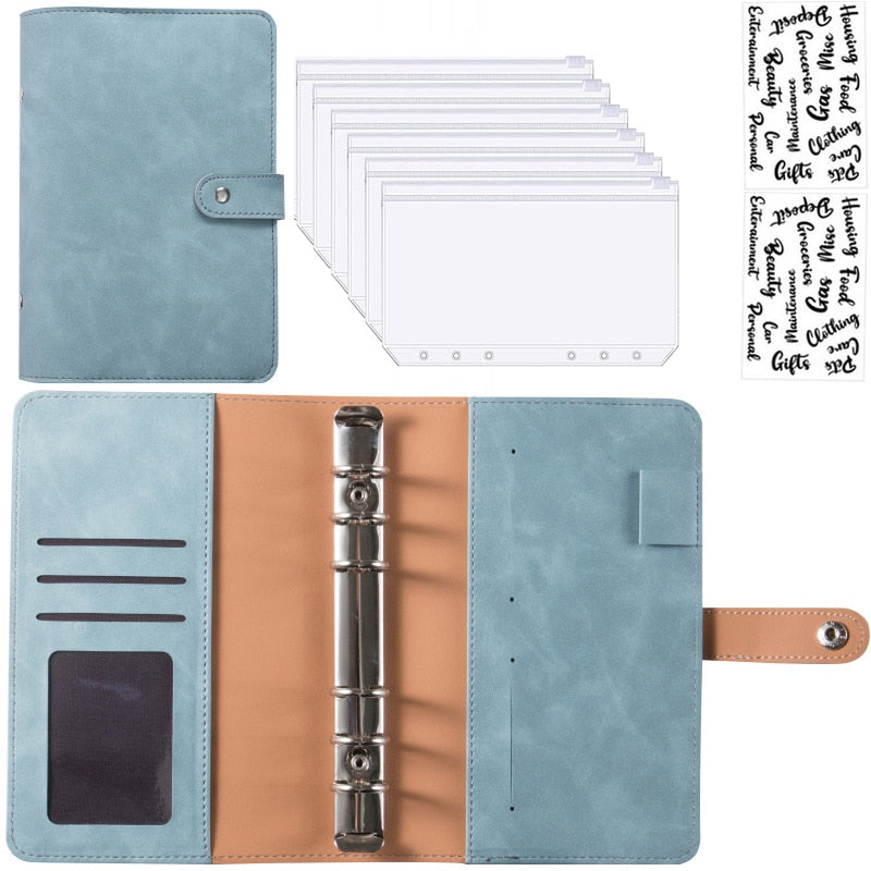 Premium Leather Wallet Notebook Organizer