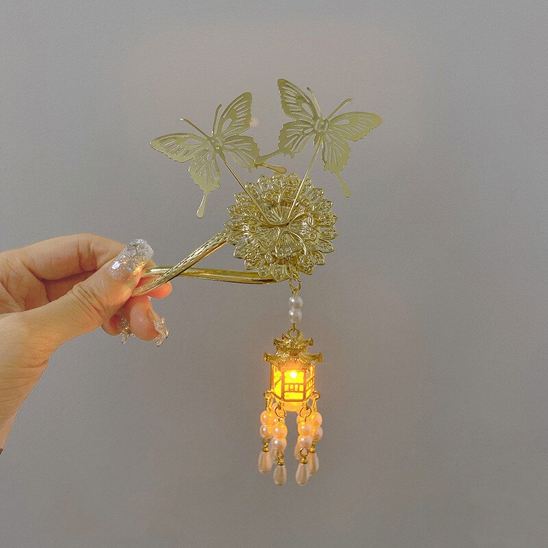 Vintage Inspired Hair Lantern Pins