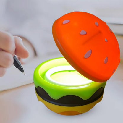 Compact Portable LED Burger Desk Lamp