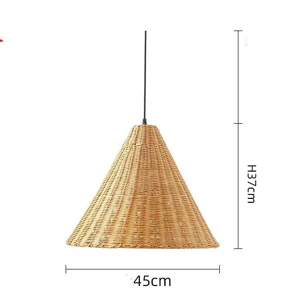 Natural Bamboo LED Hanging Light
