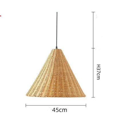 Natural Bamboo LED Hanging Light