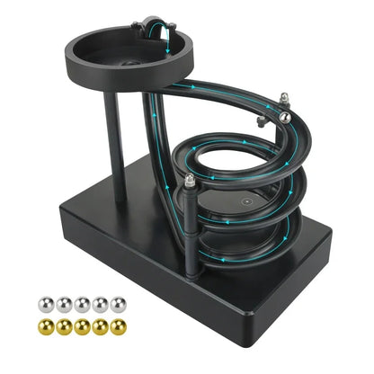Unique Handcrafted Wooden Kinetic Roller Toy - Fesara