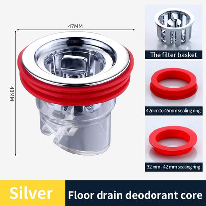 Effective Bathroom Drain Odor Stopper Filter Plug