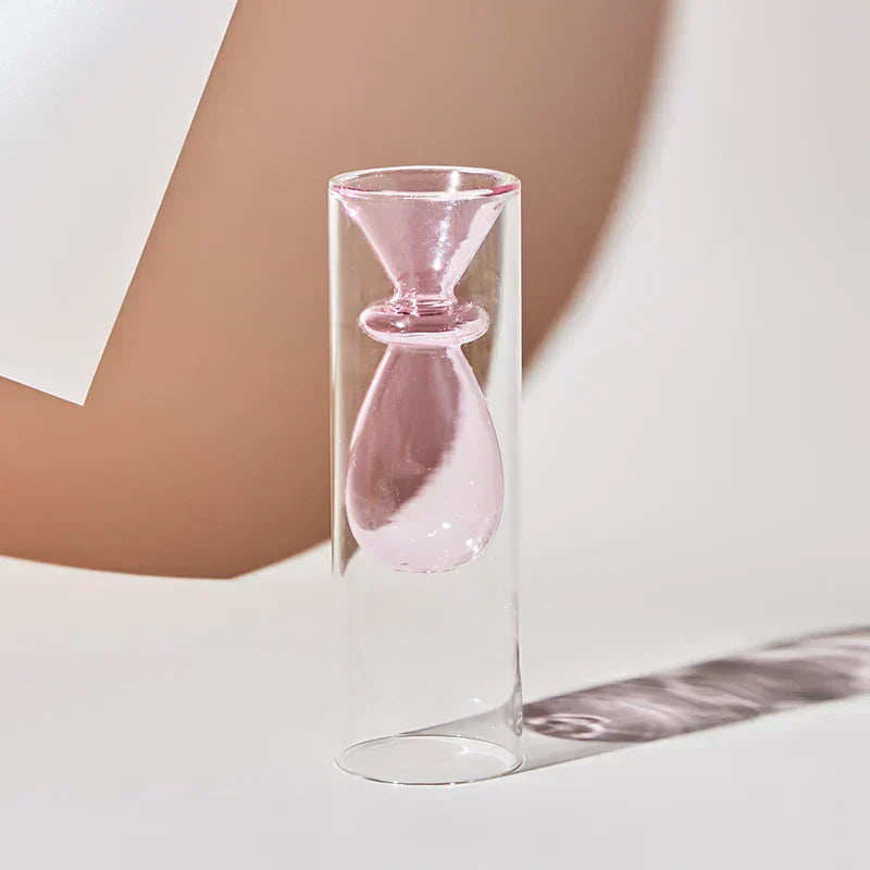 Beautiful Handmade Coloured Glass Vase