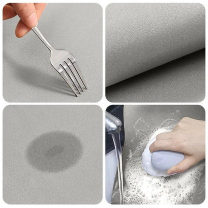 Soft Aqua Bathroom Mat | Absorbent Diatomite Non-Slip