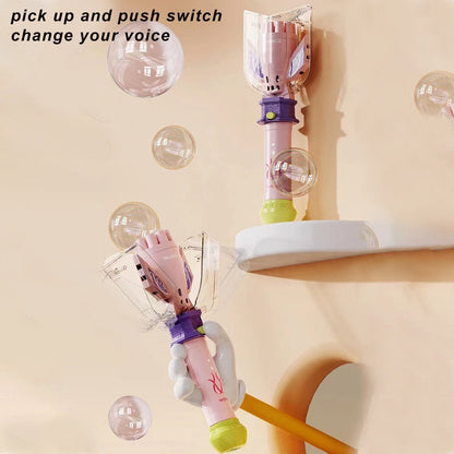 Colorful Bubble Blowing Magic Wand