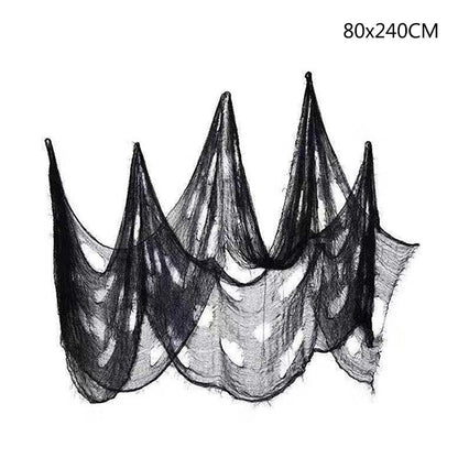 Spooky Fake Spider Web Decorations