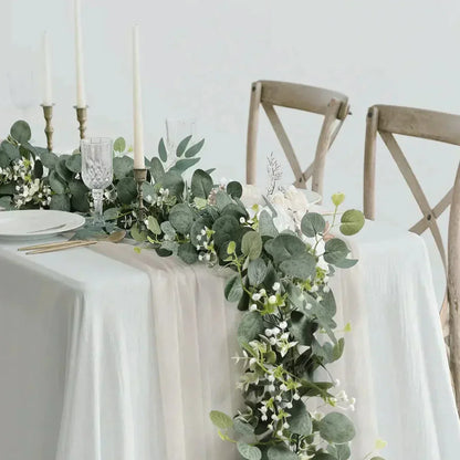 Fresh Eucalyptus Artificial Flower Garland Set