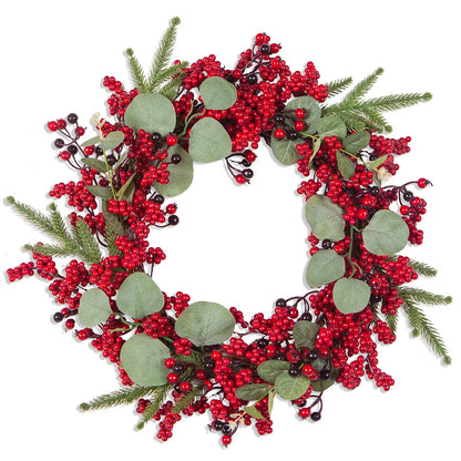 Fesara | Festive Holiday Red Wreath