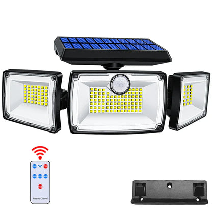 Bright Solar Powered Motion Spotlight 2200 Lumens