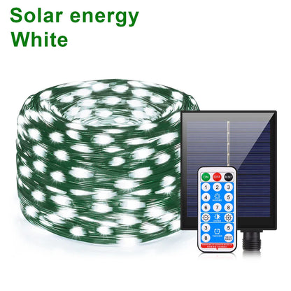 Outdoor Solar Fairy Lights 100M Waterproof Remote Control