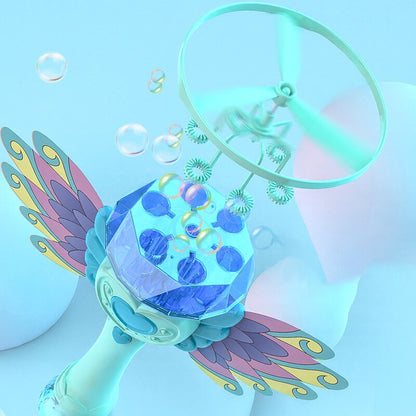 Colorful Heart Shaped Bubble Blower Toy
