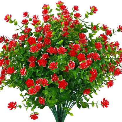 Outdoor Artificial Flower Hanging Basket