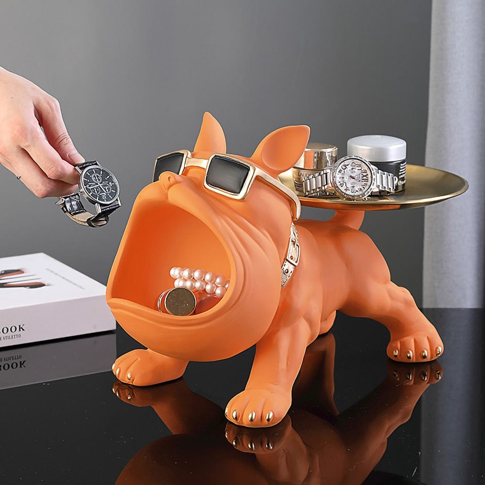 Cozy Bulldog Table Lamp