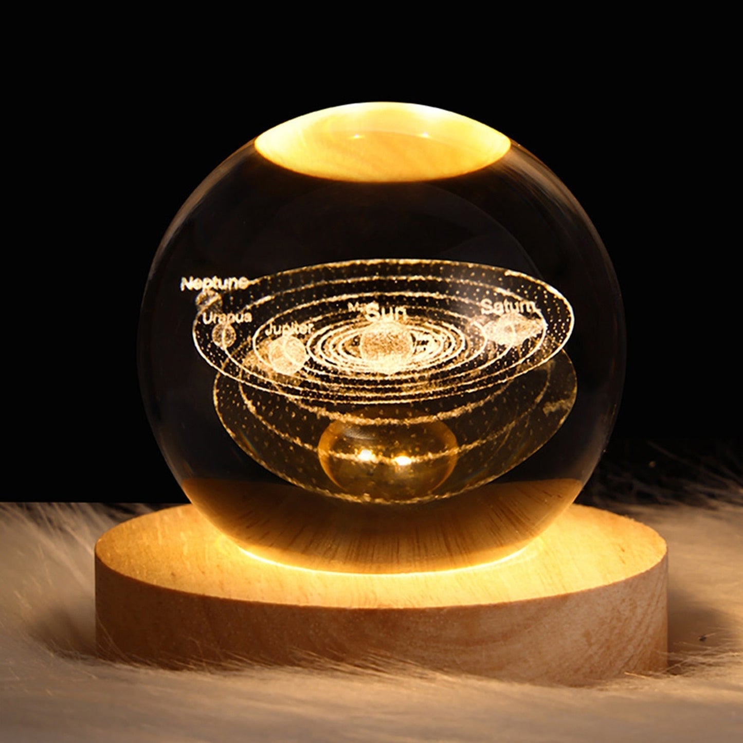 Sparkling Glass Orb Decorative Lamp
