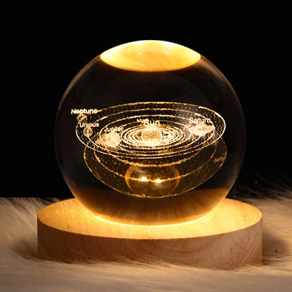 Sparkling Glass Orb Decorative Lamp