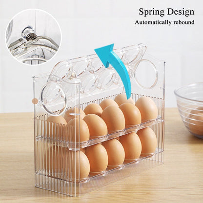 Space Saving Foldable Egg Holder Rack