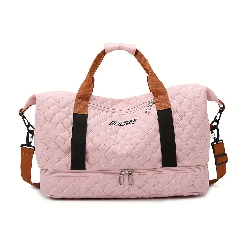 Spacious Sport Duffel Bag with Shoe Pocket