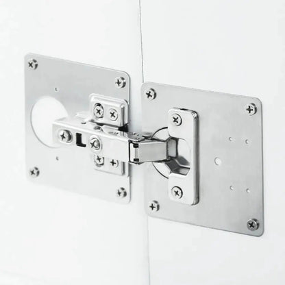 Fesara 2+2 Hinge Fixing Plates Kit with Screws Included