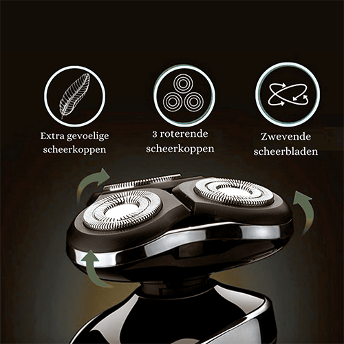 Waterproof Electric Shaver for Men with LCD Screen