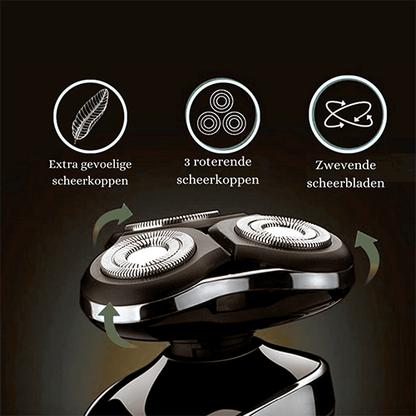 Waterproof Electric Shaver for Men with LCD Screen