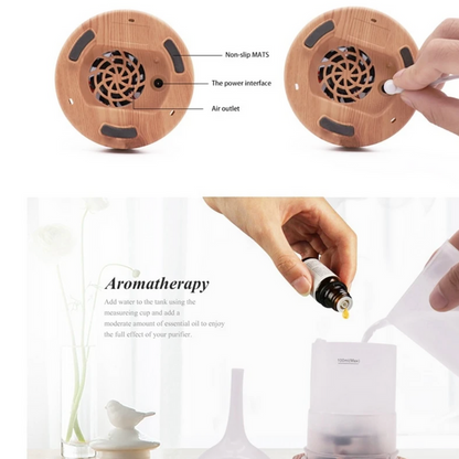 Colorful Essential Oil Diffuser for Calming Aromas