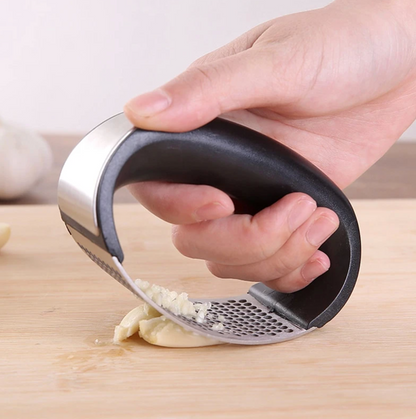 Easy Grip Stainless Garlic Crusher