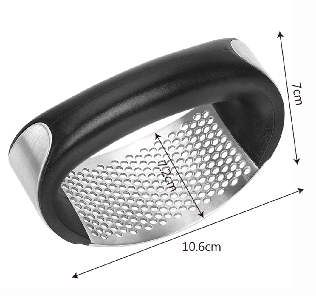 Easy Grip Stainless Garlic Crusher