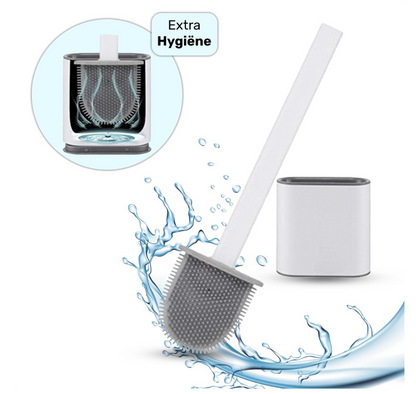 Flexible Toilet Brush with Soft Bristles for Easy Cleaning