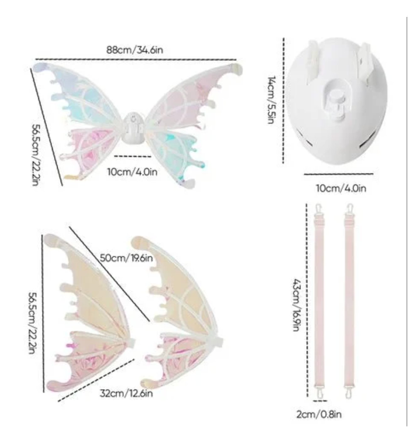 Enchanted Fairy Costume Wings