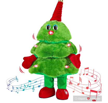 Fun Animated Christmas Tree Decoration