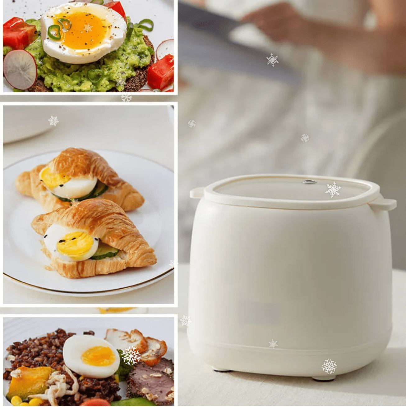 Easy Egg Cooker with 6 Preset Settings