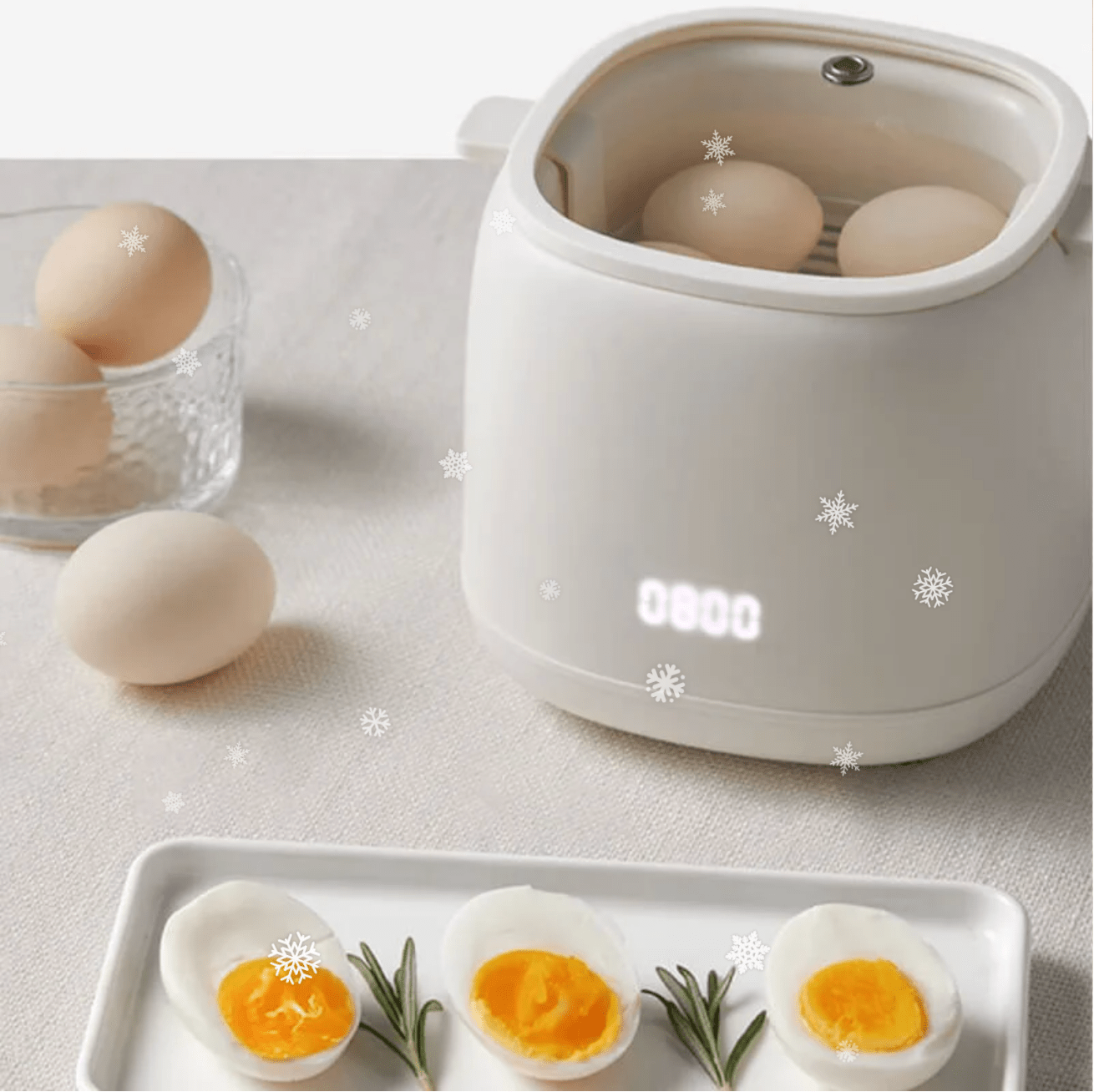 Easy Egg Cooker with 6 Preset Settings