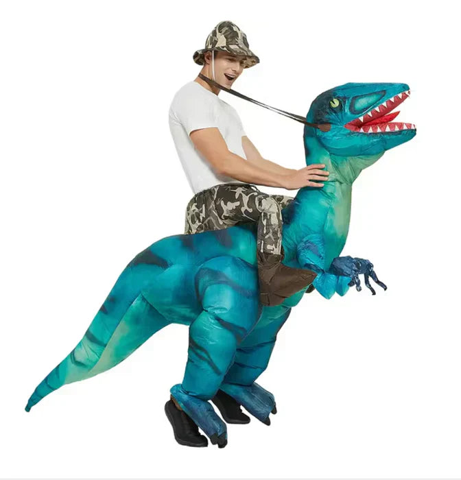 Inflatable Dinosaur Rider Costume for Kids Parties - Fesara