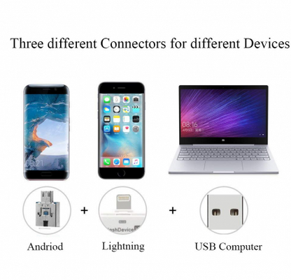 Fast USB Flash Drive and SD Card Adapter
