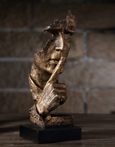 Luxury Gold Art Sculpture Modern Nordic Home Decor