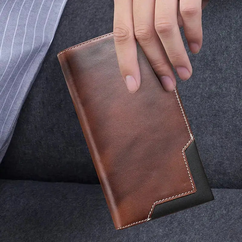 Thin Classic Wallet - Strong Faux Leather, Well Organized