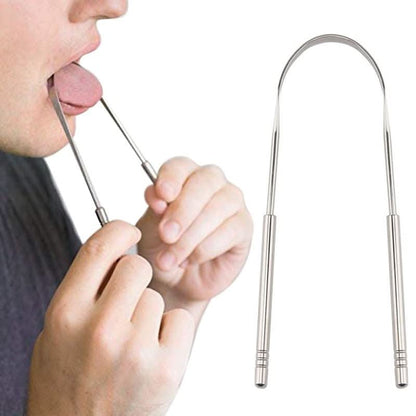 Metal Tongue Cleaner for Fresh Breath - Fesara